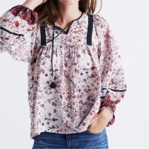 Ulla Johnson Wim Blouse in Dove 100% Silk size 2 - Picture 2 of 10